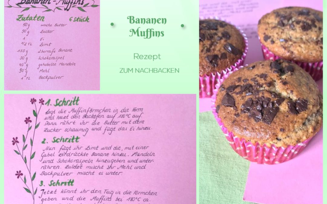 Backanleitung Bananen Muffins