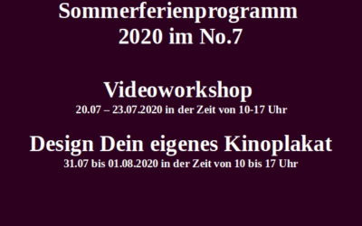 Sommerferienprogramm 2020 im No.7