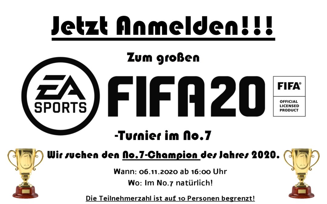 FIFA20-Turnier am 06.11.2020